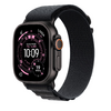 Apple Watch Ultra 3, GPS + Cellular, Carcasa Black Titanium 49mm, Black Alpine Loop - Small