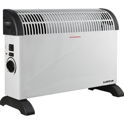 Convector Lustar LEDL012000T, 2000 W, 3 trepte de putere, Termostat, Alb