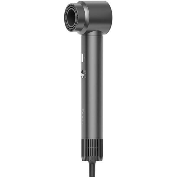 Uscator de par profesional iHunt Femme 7 în 1 HD4 Pro, 1300W, 3 viteze, 4 temperaturi, gri metalizat, 30.5x6.5x5.8cm, set 7 accesorii incluse