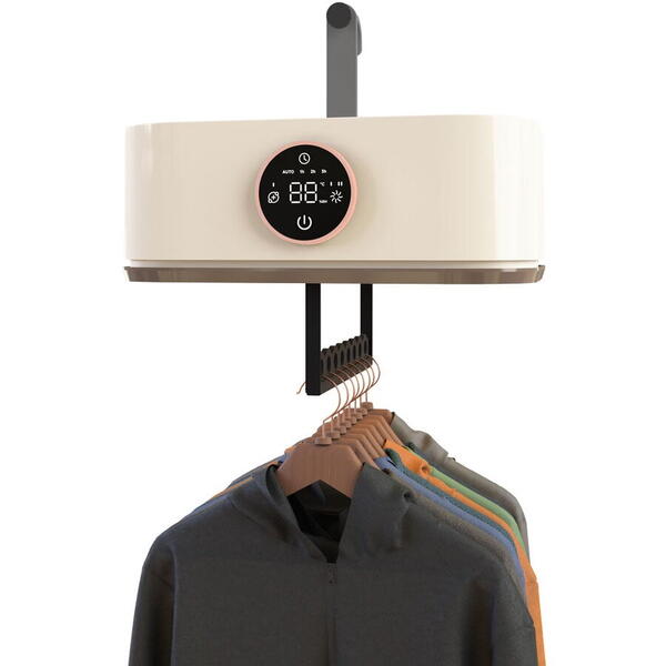 Uscator de rufe pliabil iHunt Bro Speed Dry, Portabil, Circulatie de aer cald la 360°, 12Kg Capacitate de uscare, 3 Moduri de uscare, 7 trepte de programare, Functie Sterilizare cu plasma, Eliminare Mirosuri Neplacute, Eliminare Acarieni