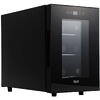 Racitor pentru vin iHunt Wine Cooler, 30W, 16l, 6 sticle, Panou control tactil cu afisaj electronic, Geam Dublu Securizat Anti UV, Negru