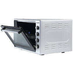 NobeLTek Kitchen Cuptor electric NobeLTek NLT FSO70X, 70L, 2200W, grill, timer, termostat, sticla dubla, ventilator, iluminare, Gri inox - RESIGILAT