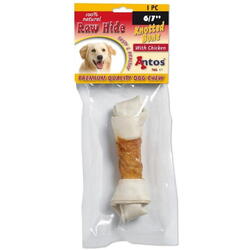 Recompense Antos Raw Hide Chicken Knotted 70 g, 1 buc