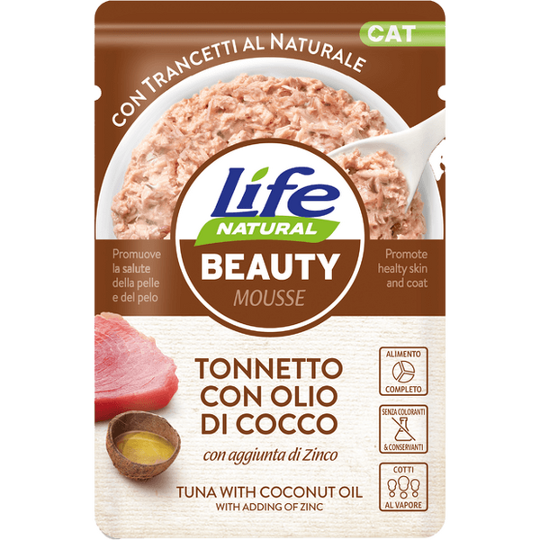 Life Natural Beauty Mousse Ton si Ulei de Cocos 70 g
