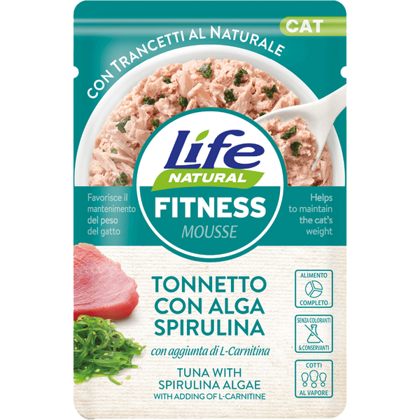 LIFE PLIC PISICA ADULT FITNESS TON SPIRULINA 70G