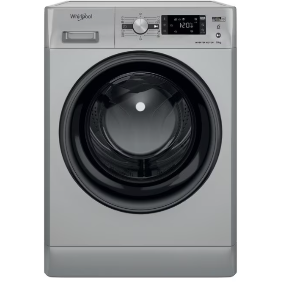 Masina De Spalat Rufe Profesionala Whirlpool AWG 914 S/D1, Clasa C, 9 Kg, 1400 Rpm, Argintiu