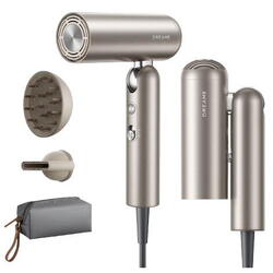 Uscator de par Dreame Pocket Pro AHD51, 1300 W, 110.000 rpm, 70m/s, 5 trepte temperatura, 2 viteze, Functie ionica, Auriu