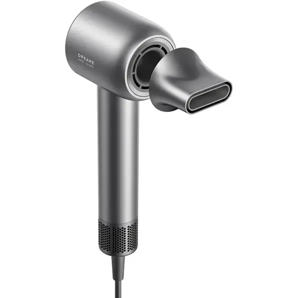 Uscator de par Dreame Glory AHD18-BK, 1600 W, 3 viteze, 3 trepte temperatura, Concentrator de aer, Difuzor volum, Negru/Gri
