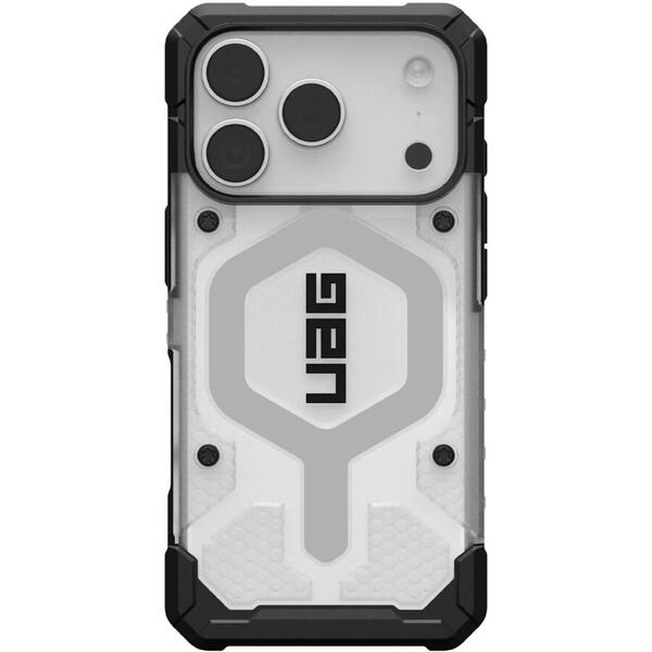 UAG Husa Pathfinder Clear MagSafe iPhone 17 Pro Ice Silver