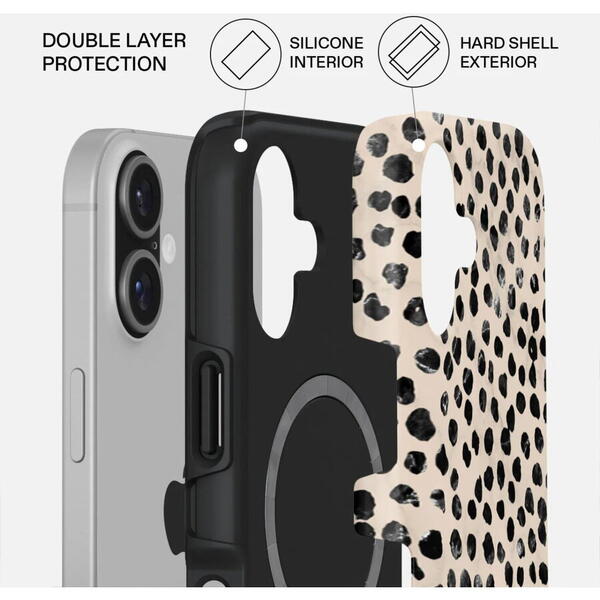 Burga Husa Dual Layer Magsafe Almond Latte iPhone 17
