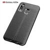 Husa Samsung Galaxy A20e Lemontti Litchi Black