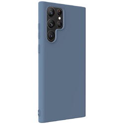 Husa Samsung Galaxy S22 Ultra Lemontti Silicon Soft Slim Lavender Gray