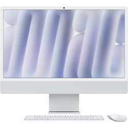 All-In-One PC Apple iMac 24 inch 4.5K Retina, Procesor Apple M4, 16GB RAM, 256GB SSD, 10 core GPU, macOS Sequoia, RO keyboard, Silver