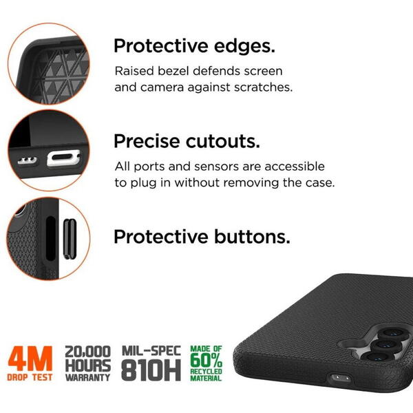 Eiger Husa North Magsafe GRS Samsung Galaxy S25 Plus / S24 Plus Black