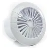 airRoxy Ventilator baie cu montaj in tavan aRid TS Ø 100, Timer, Super Silent, Debit 104 m3/h, Garantie 3 ani, Alb, clapeta antiretur