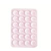Lemontti Suport Silicon cu ventuze pentru telefon Roz