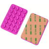 Lemontti Suport Silicon cu ventuze pentru telefon Magenta