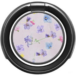 Burga Inel pentru telefon Gunmetal Wildflower