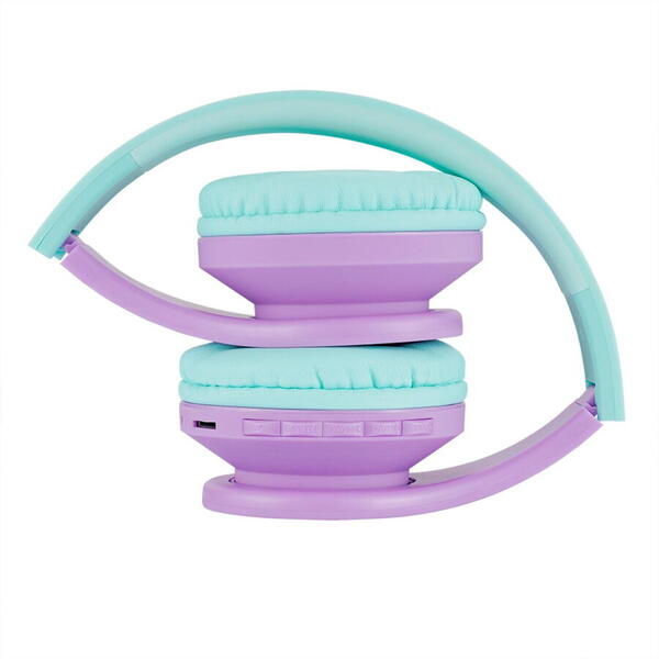 PowerLocus Casti pentru copii, Wireless, P1 Teal Purple