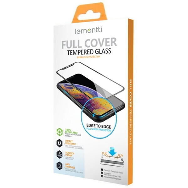 Lemontti Folie Sticla Full Fit Samsung Galaxy S26 Plus Negru
