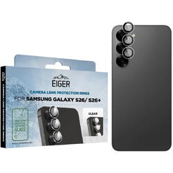 Eiger Folie Sticla Camera 3D Mountain Glass Samsung Galaxy S26 / S26 Plus Clear