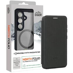 Eiger Husa North Folio Magsafe Samsung Galaxy S26 Negru