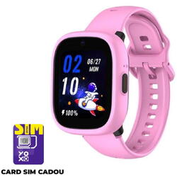 LAGENIO Smartwatch pentru copii cu Functie Telefon, K3, Premium, Monitorizare Sanatate, Conexiune 4G, Roz