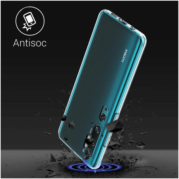 Husa Xiaomi Mi Note 10 Lemontti Silicon Transparent