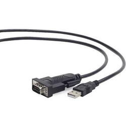 USB cable Gembird USB-A - 1.5 m Black (UAS-DB9M-02)