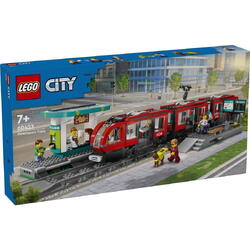 LEGO City: Statie si tramvai in centrul orasului 60423, 7 ani+, 811 piese