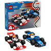 LEGO City: Masini de curse F1 Williams Racing si Haas F1 60464, 4 ani+, 92 piese