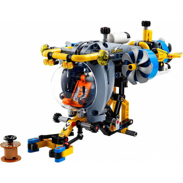 LEGO Technic: Submarin de cercetare la mare adancime 42201, 9 ani+, 413 piese