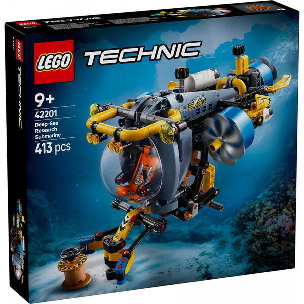LEGO Technic: Submarin de cercetare la mare adancime 42201, 9 ani+, 413 piese