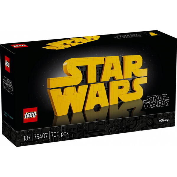 LEGO Star Wars: Logoul Star Wars din caramizi 75407, 12 ani+, 700 piese