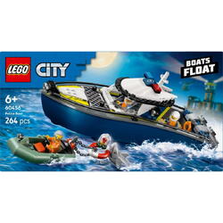 LEGO City: Urmarire cu barca de politie 60456, 6 ani+, 264 piese