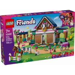 LEGO Friends: Grajd de cai si academie de echitatie 42688, 7 ani+, 735 piese
