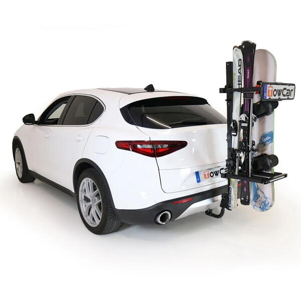 Aragon Suport schi/snowboard TowCar Cerler cu prindere pe carligul de remorcare