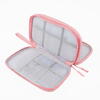 Geantă Tellur pentru organizare cabluri și accesorii, 21 x 12,5 x 6 cm, poliester, roz