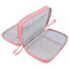 Geantă Tellur pentru organizare cabluri și accesorii, 21 x 12,5 x 6 cm, poliester, roz
