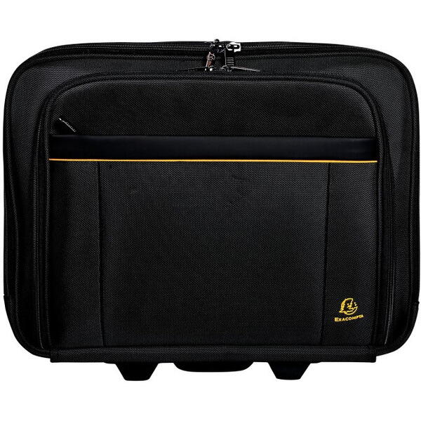Troler de mână cu 2 roți laptop 15,6" Exactive Exacompta 18534E, negru