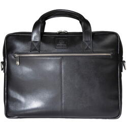 Servietă din piele laptop 14" Exactive Exacompta 17437E, negru