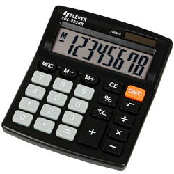 Calculator de birou 8 digiți, 120 x 105 x 21 mm, Eleven SDC-805NR