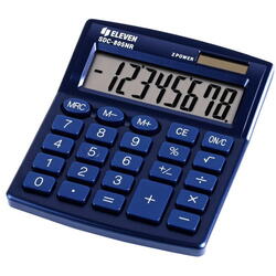 Calculator de birou 8 digiți, 120 x 105 x 21 mm, Eleven SDC-805