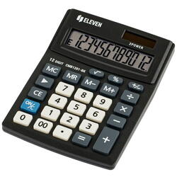 Calculator de birou 12 digiți, 137 x 102 x 31 mm, Eleven CMB1201-BK