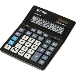 Calculator de birou 16 digiți, 205 x 155 x 35 mm, Eleven CDB1601-BK