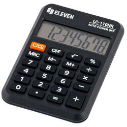 Calculator de buzunar 8 digiți, 88 x 58 x 11 mm, Eleven LC-110NR