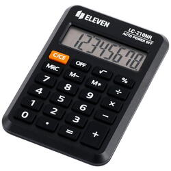 Calculator de buzunar 8 digiți, 98 x 62 x 10 mm, Eleven LC-210NR