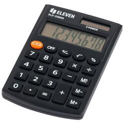 Calculator de buzunar 8 digiți, 98 x 62 x 10 mm, Eleven SLD-200NR