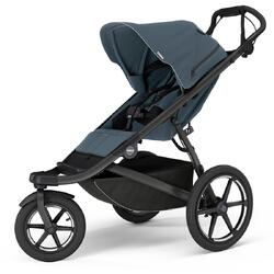 Carucior Thule Urban Glide 3 all-terrain cu prinderea hamului magnetica, Dark Slate