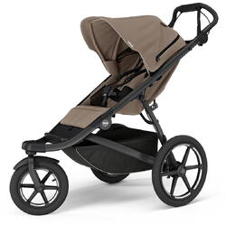 Carucior Thule Urban Glide 3 all-terrain cu prinderea hamului magnetica, Tint Taupe